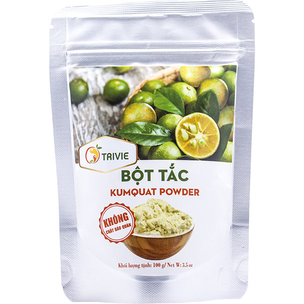 Mặt trước bột tắc